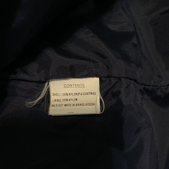 Windbreaker Regatta Hooded Raincoat Blue Red White Reflective Men’s Size XL - Picture 5 of 10